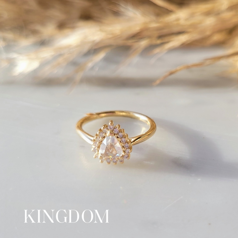 Rose Cut Diamond Ring